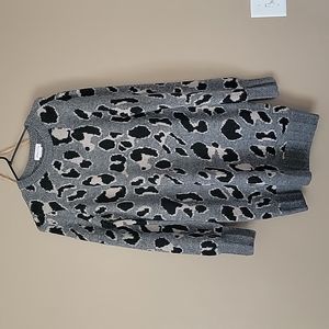 Lovers + Friends Leopard Sweater Dress